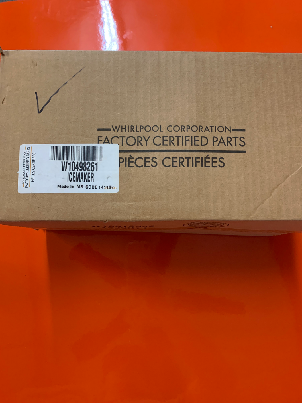 Ice maker P/N # W10498261