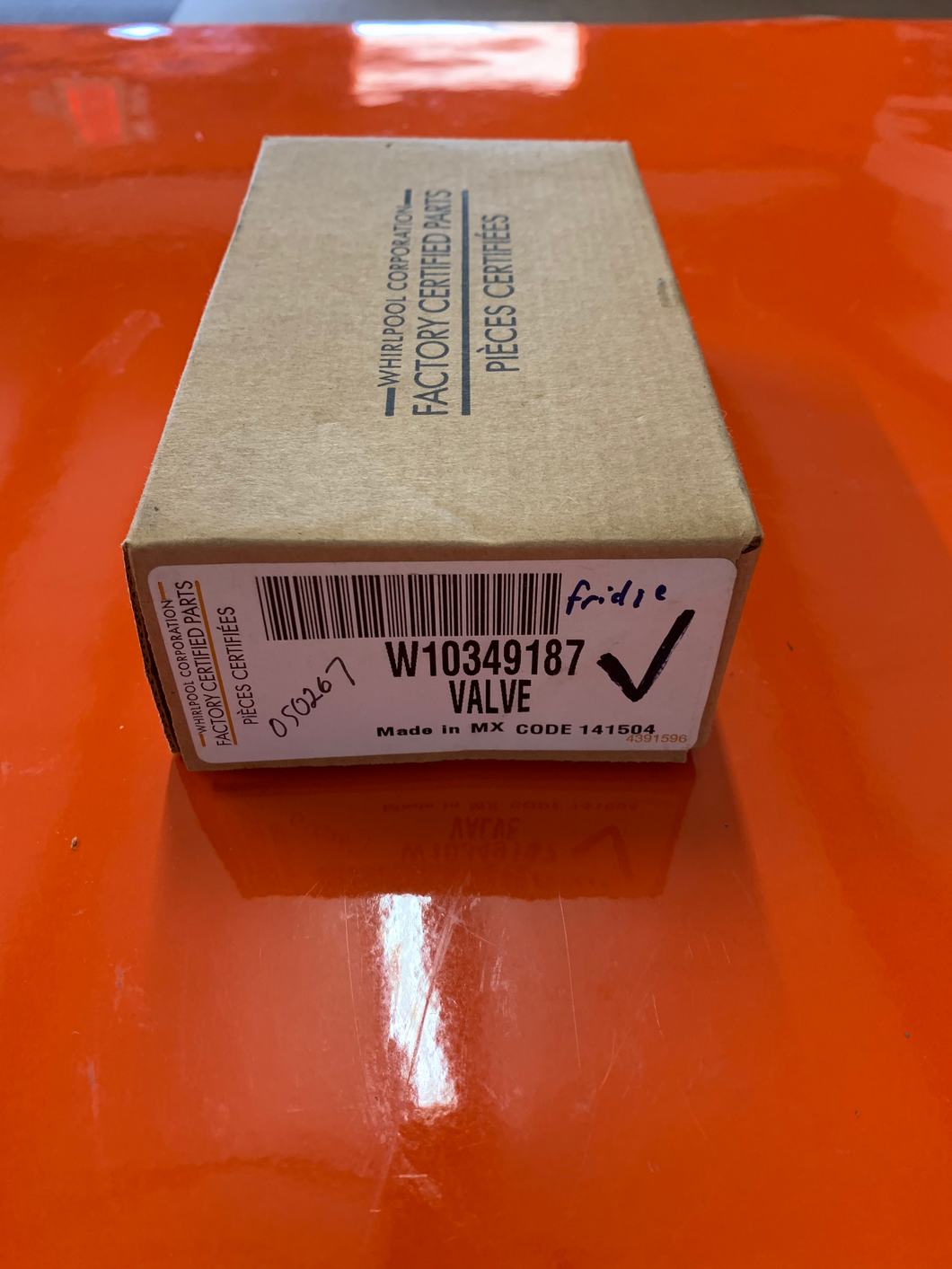 Valve P/N #W10349187