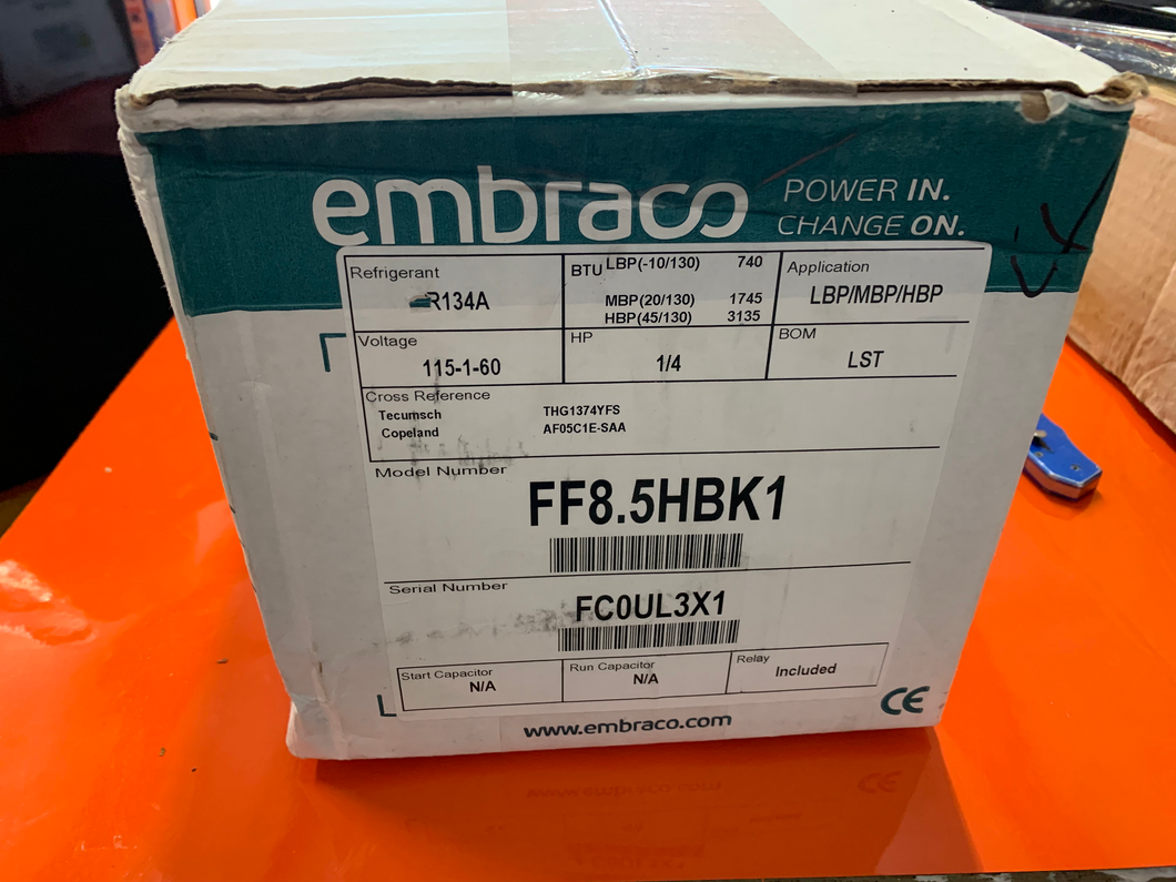 Compressor P/N # FF8.5HBK1