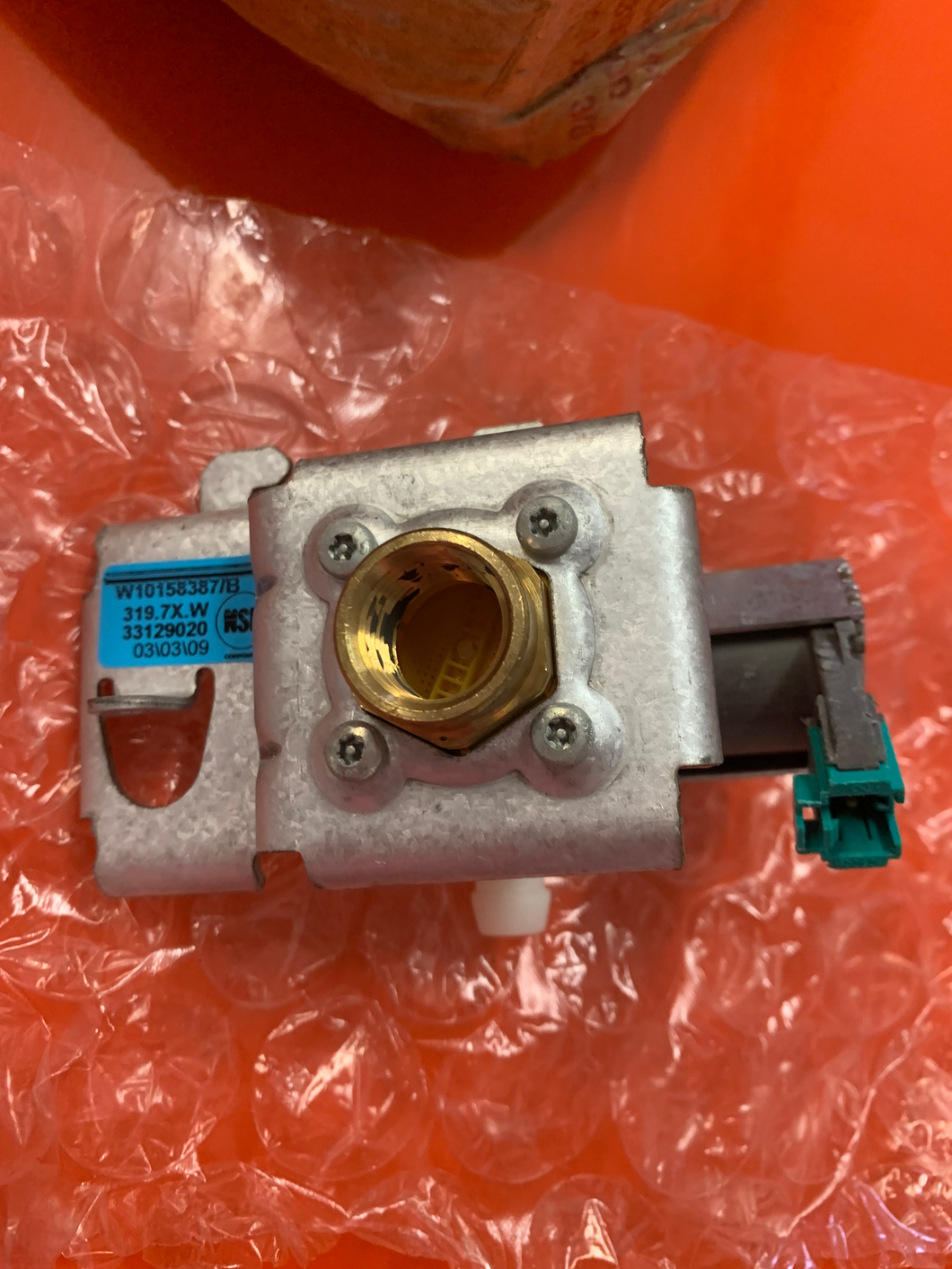 Valve - INLT P/N #W10158387