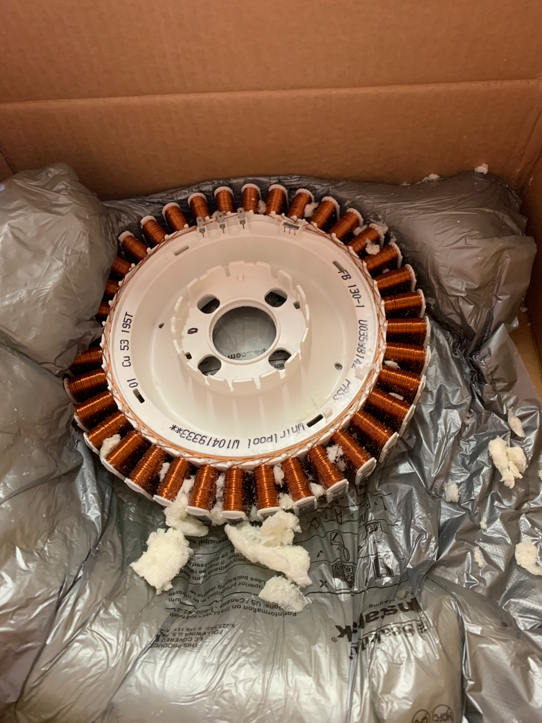 Stator P/N # W10419333