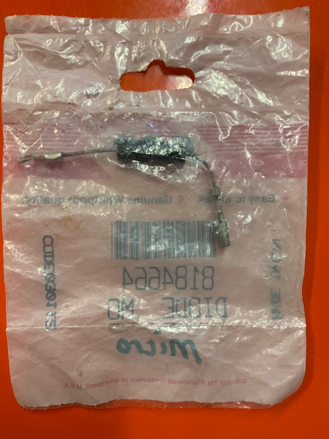 Diode P/N #W11256462
