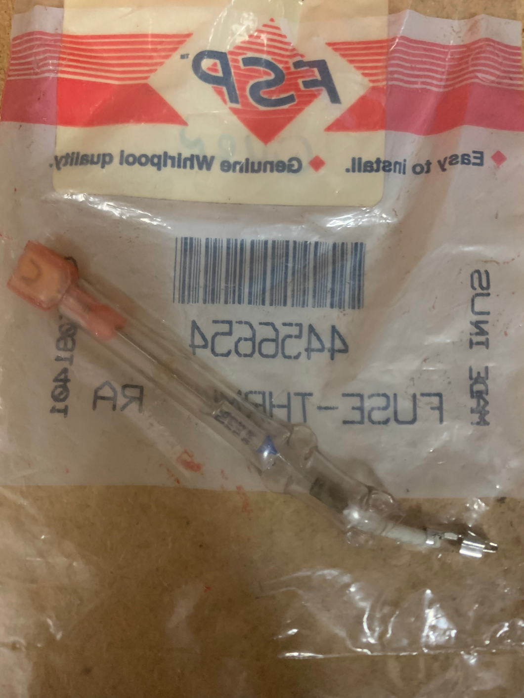 Thermal fuse P/N #4456654